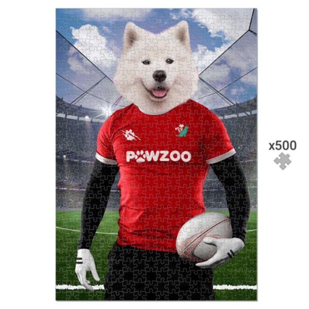 Wales Rugby Team: Custom Pet Puzzle - Paw & Glory - Dog Portraits - Pet Portraits