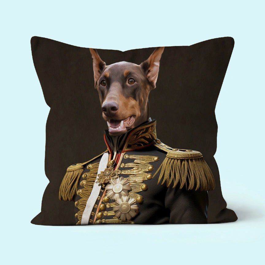 War Admiral: Custom Pet Pillow - Paw & Glory - Dog Portraits - Pet Portraits