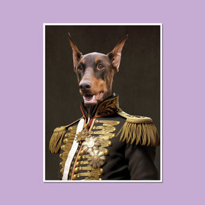 War Admiral: Custom Pet Poster - Paw & Glory - Dog Portraits - Pet Portraits