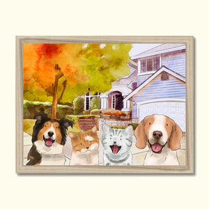 Watercolour: Custom Pet Portrait - Paw & Glory - Dog Portraits - Pet Portraits