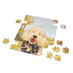 Watercolour: Custom Pet Puzzle - Paw & Glory - Dog Portraits - Pet Portraits