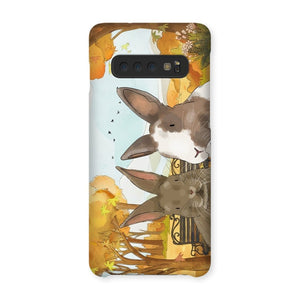 Watercolour: Custom Two Pet Phone Case - Paw & Glory - Dog Portraits - Pet Portraits