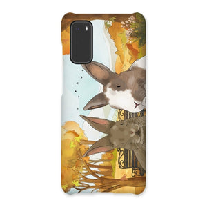 Watercolour: Custom Two Pet Phone Case - Paw & Glory - Dog Portraits - Pet Portraits