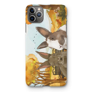 Watercolour: Custom Two Pet Phone Case - Paw & Glory - Dog Portraits - Pet Portraits