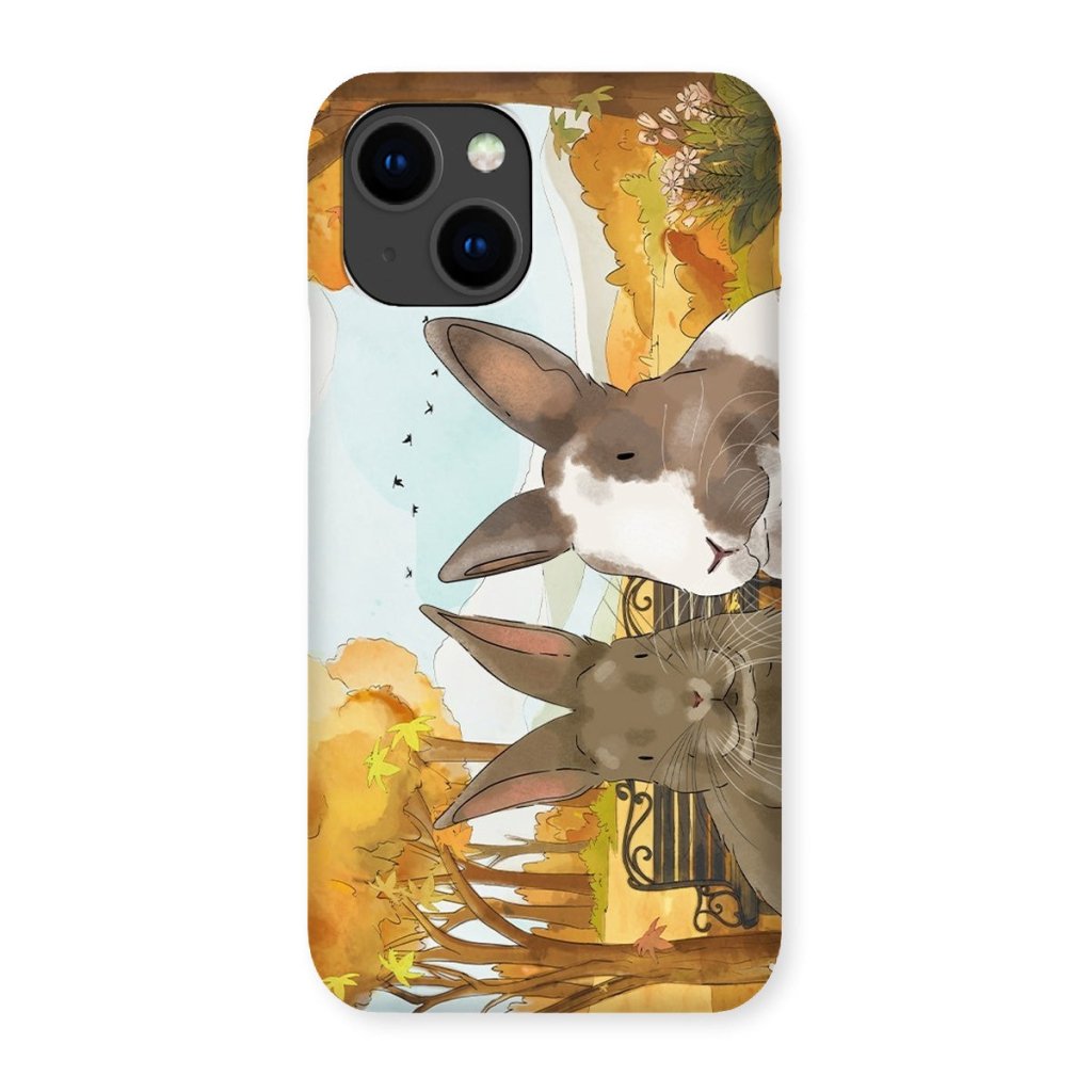 Watercolour: Custom Two Pet Phone Case - Paw & Glory - Dog Portraits - Pet Portraits