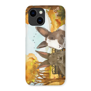 Watercolour: Custom Two Pet Phone Case - Paw & Glory - Dog Portraits - Pet Portraits