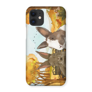 Watercolour: Custom Two Pet Phone Case - Paw & Glory - Dog Portraits - Pet Portraits