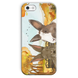 Watercolour: Custom Two Pet Phone Case - Paw & Glory - Dog Portraits - Pet Portraits