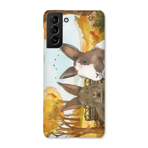 Watercolour: Custom Two Pet Phone Case - Paw & Glory - Dog Portraits - Pet Portraits