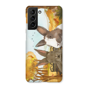 Watercolour: Custom Two Pet Phone Case - Paw & Glory - Dog Portraits - Pet Portraits