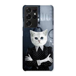 Wednesday (Adams Family Inspired): Custom Pet Phone Case - Paw & Glory - Dog Portraits - Pet Portraits