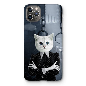 Wednesday (Adams Family Inspired): Custom Pet Phone Case - Paw & Glory - Dog Portraits - Pet Portraits