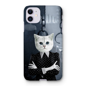 Wednesday (Adams Family Inspired): Custom Pet Phone Case - Paw & Glory - Dog Portraits - Pet Portraits