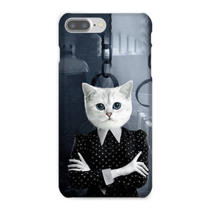 Wednesday (Adams Family Inspired): Custom Pet Phone Case - Paw & Glory - Dog Portraits - Pet Portraits