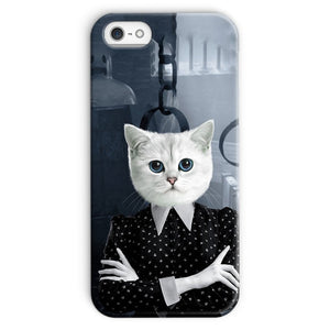 Wednesday (Adams Family Inspired): Custom Pet Phone Case - Paw & Glory - Dog Portraits - Pet Portraits