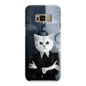 Wednesday (Adams Family Inspired): Custom Pet Phone Case - Paw & Glory - Dog Portraits - Pet Portraits