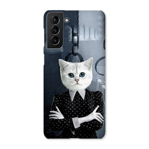 Wednesday (Adams Family Inspired): Custom Pet Phone Case - Paw & Glory - Dog Portraits - Pet Portraits