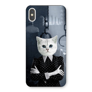 Wednesday (Adams Family Inspired): Custom Pet Phone Case - Paw & Glory - Dog Portraits - Pet Portraits