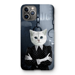 Wednesday (Adams Family Inspired): Custom Pet Phone Case - Paw & Glory - Dog Portraits - Pet Portraits