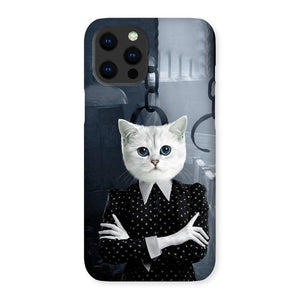 Wednesday (Adams Family Inspired): Custom Pet Phone Case - Paw & Glory - Dog Portraits - Pet Portraits