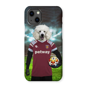 West Ham Football Club: Custom Pet Phone Case - Paw & Glory - Dog Portraits - Pet Portraits