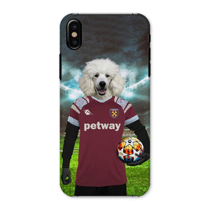 West Ham Football Club: Custom Pet Phone Case - Paw & Glory - Dog Portraits - Pet Portraits