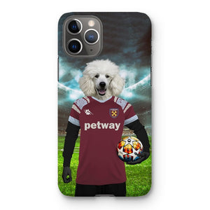 West Ham Football Club: Custom Pet Phone Case - Paw & Glory - Dog Portraits - Pet Portraits