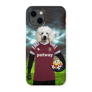 West Ham Football Club: Custom Pet Phone Case - Paw & Glory - Dog Portraits - Pet Portraits