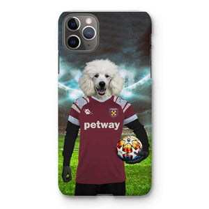 West Ham Football Club: Custom Pet Phone Case - Paw & Glory - Dog Portraits - Pet Portraits