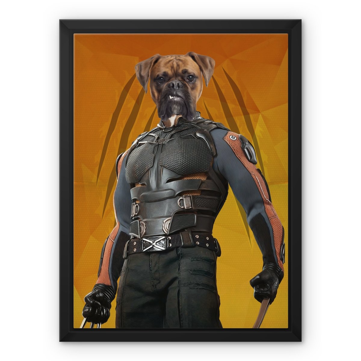 Wolverine: Custom Pet Canvas - Paw & Glory - Dog Portraits - Pet Portraits