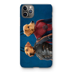 Wolverine & Spider Paw: Custom Pet Phone Case - Paw & Glory - Dog Portraits - Pet Portraits