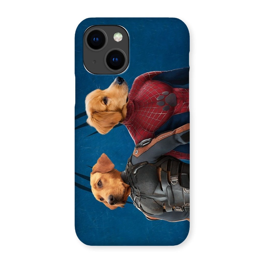 Wolverine & Spider Paw: Custom Pet Phone Case - Paw & Glory - Dog Portraits - Pet Portraits