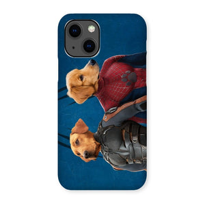 Wolverine & Spider Paw: Custom Pet Phone Case - Paw & Glory - Dog Portraits - Pet Portraits