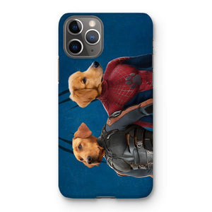 Wolverine & Spider Paw: Custom Pet Phone Case - Paw & Glory - Dog Portraits - Pet Portraits