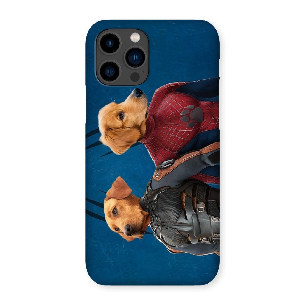 Wolverine & Spider Paw: Custom Pet Phone Case - Paw & Glory - Dog Portraits - Pet Portraits