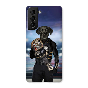 WWE Champ (Roman Reigns Inspired): Custom Pet Phone Case - Paw & Glory - Dog Portraits - Pet Portraits