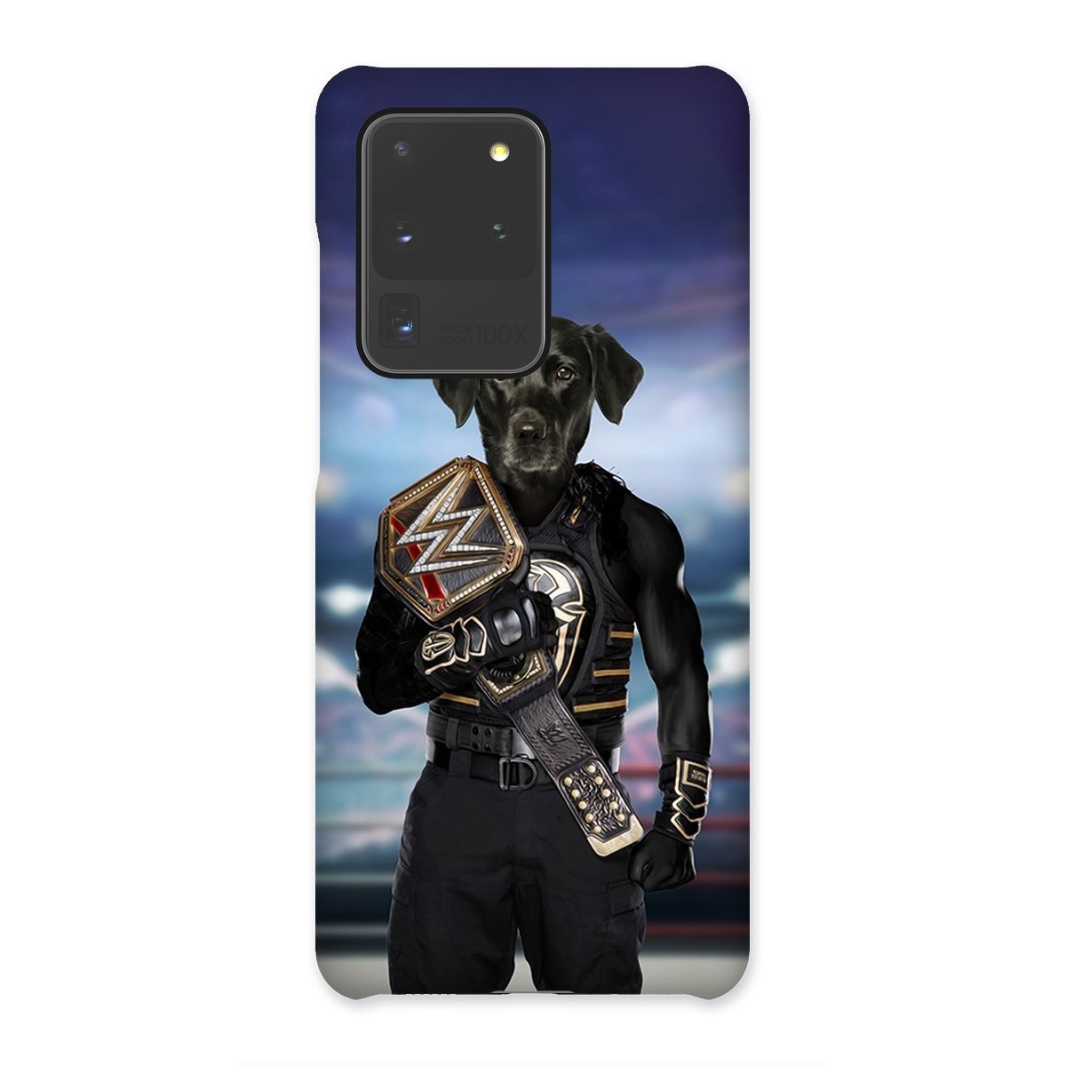 WWE Champ (Roman Reigns Inspired): Custom Pet Phone Case - Paw & Glory - Dog Portraits - Pet Portraits