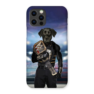 WWE Champ (Roman Reigns Inspired): Custom Pet Phone Case - Paw & Glory - Dog Portraits - Pet Portraits