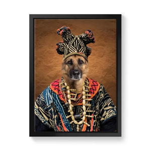 Zulu King: Custom Pet Canvas - Paw & Glory - Dog Portraits - Pet Portraits