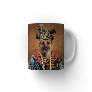 Zulu King: Custom Pet Coffee Mug - Paw & Glory - Dog Portraits - Pet Portraits