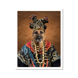 Zulu King: Custom Pet Portrait - Paw & Glory - Dog Portraits - Pet Portraits