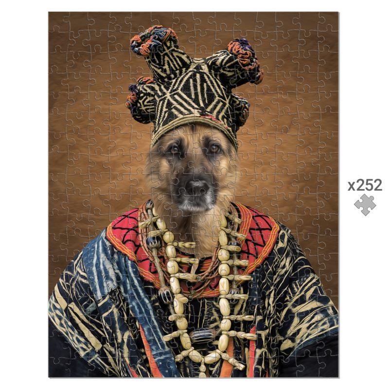 Zulu King: Custom Pet Puzzle - Paw & Glory - Dog Portraits - Pet Portraits