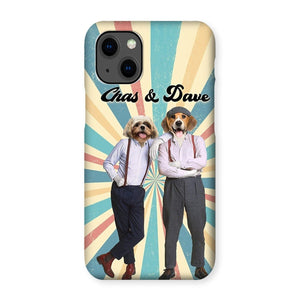 Chas & Dave: Custom Pet Phone Case - Paw & Glory - #pet portraits# - #dog portraits# - #pet portraits uk#pet portraits on canvas, send a picture of your dog stuffed animal, paintings of pets from photos, pet portraits, dog caricatures, turn pet photos to art, Crownandpaw