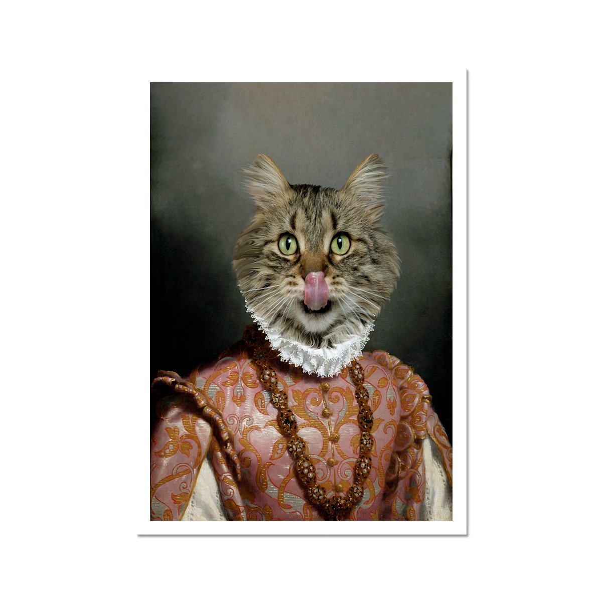 The Baroness: Custom Pet Poster - Paw & Glory - #pet portraits# - #dog portraits# - #pet portraits uk#